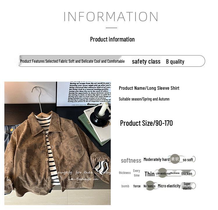 New Kids' Striped Long Sleeve Cardigan Top