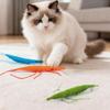 New Wool Material Woolen Prawn Cat Interactive Play with Cats Realistic Cat Cute with Sound Simulated Insect Cat Pet