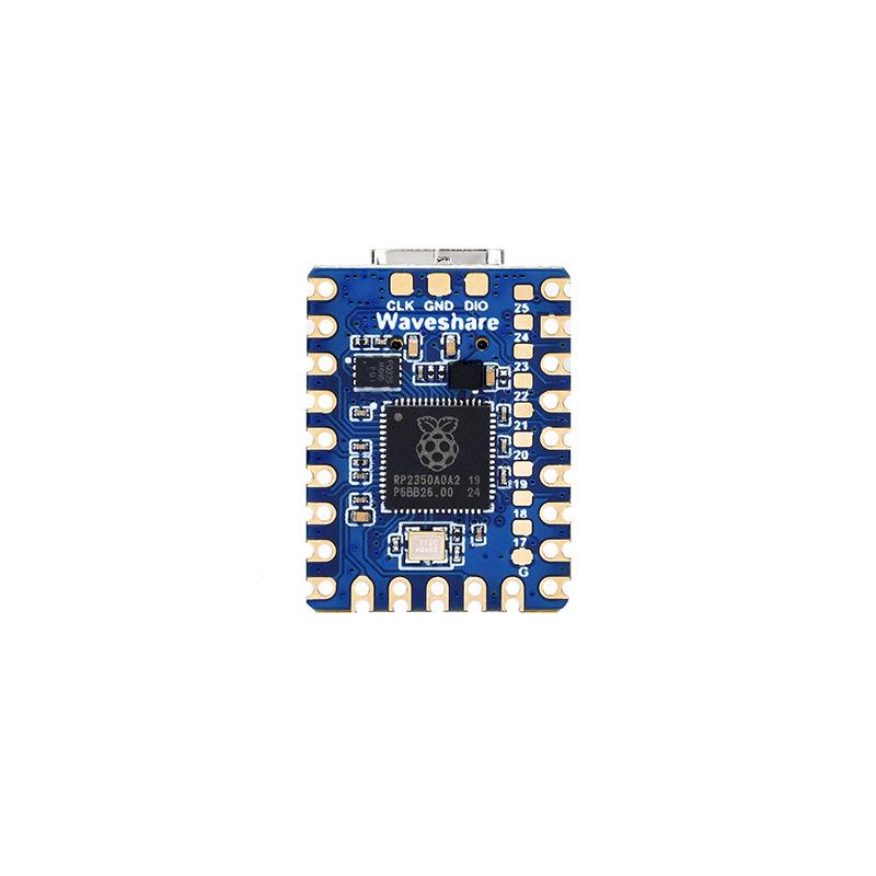 RP2350-Zero Dev Board: Raspberry Pi RP2350 with Optional Pin Headers for Unused IO