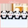 Panda Plush Toy With Cute Belly Band For Girls Gift And Backpack Decoration