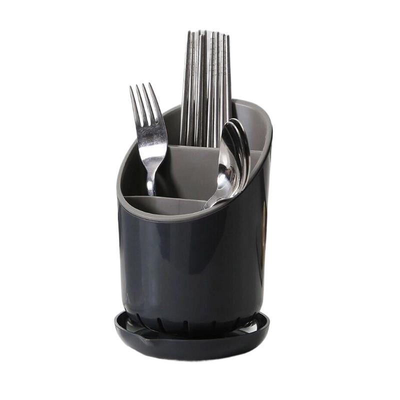 1Pc Cutlery Storage Holder Plastic Drainer Drain Containers Drying Rack Tableware Table Knife Spoon Fork Container Kitchen Tool
