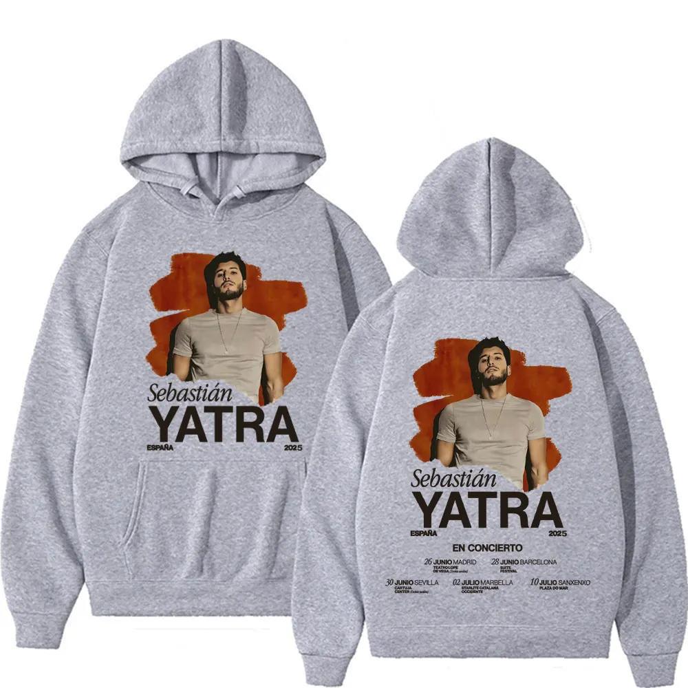 Sebastian Yatra Musikalbum Tour 2025 Merch Sweatshirts Herren Damen Retro Gothic Kleidung Hip Hop Hoodie Langarm Lässige Hoodies