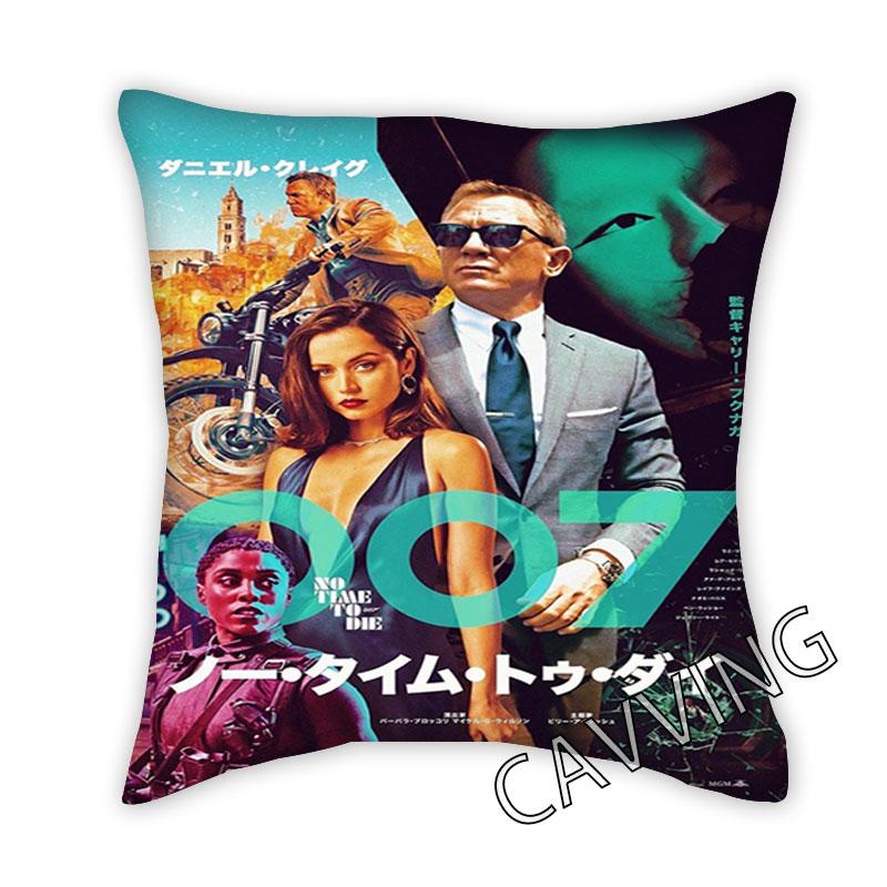 

No Time To Die 3D Printed Polyester Decorative Pillowcases Throw Pillow Cover Square Zipper Pillow Cases Fans Gifts F01