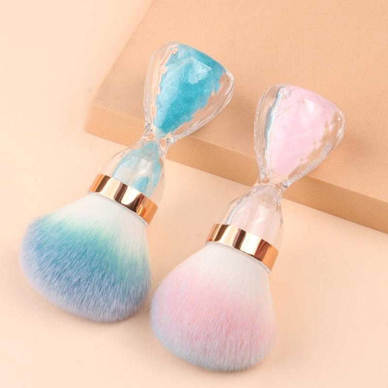 Nail Art Dust Powder Remover Brush Nail Art Dust Cleaner Brush Blusher Powder Brush Makeup Brushes Nail Art Tools Gifts