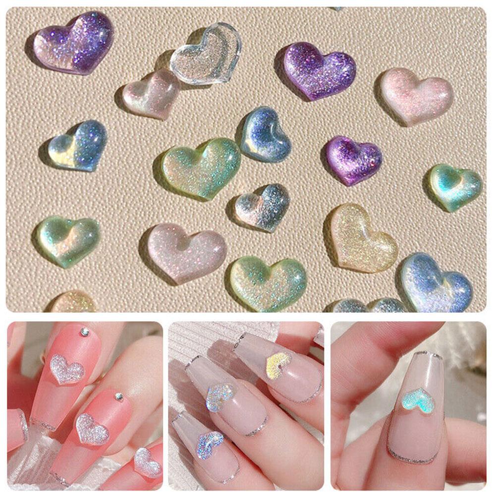 

Ювелирные изделия для ногтей в форме сердца с жемчугом и плоским дном, ювелирные изделия для ногтей с бриллиантами, камни, искусство, сделай сам, изготовление стекла Ac F0A9