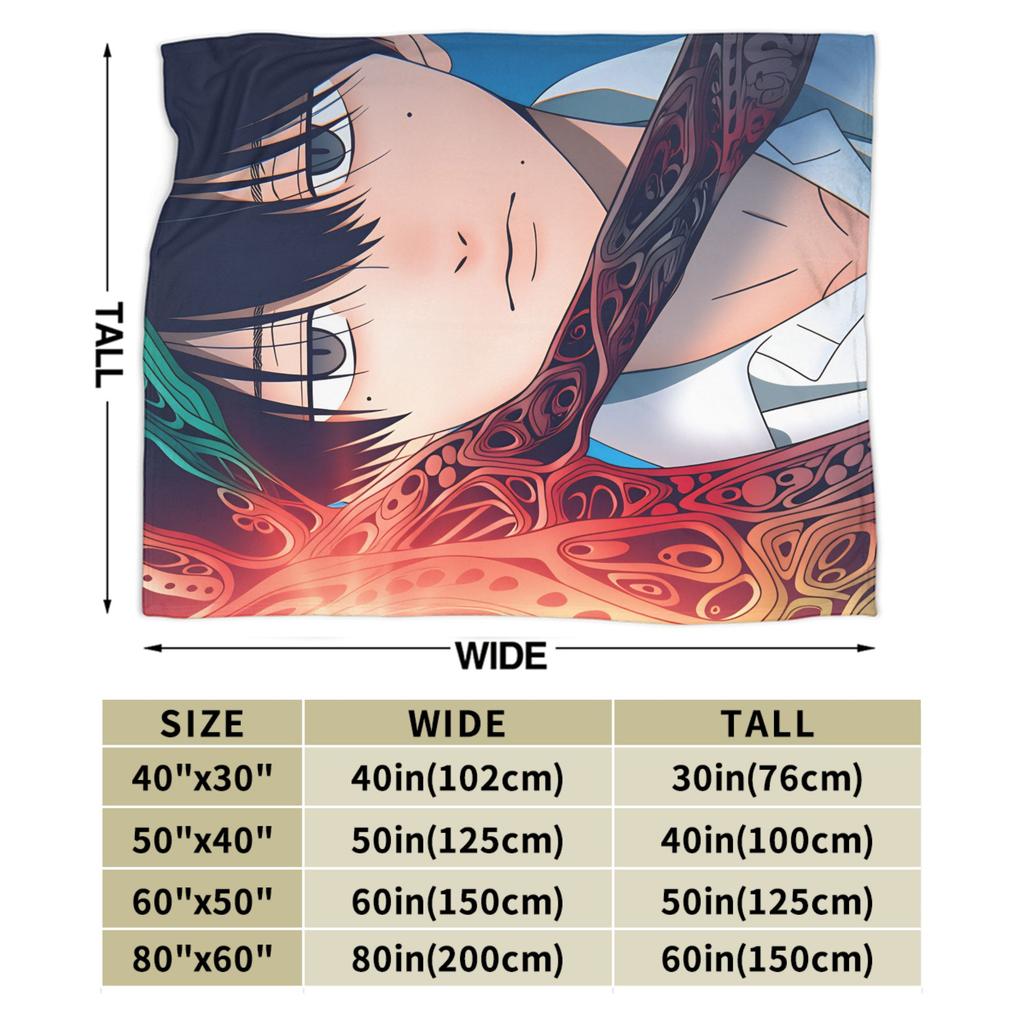 The Summer Hikaru Died Blanket Super Warm Funny Plush Throw Blanket For Students Chair Sofa Bed Flannel Bedspread Bed Cover