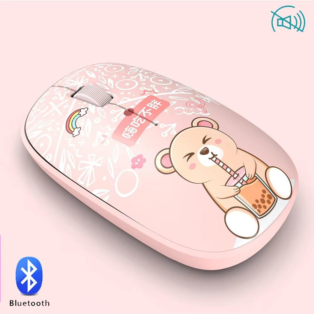 Silent Bluetooth Mice Bluetooth 5.0 Computer Mouse High-quality Wireless Mouse  School