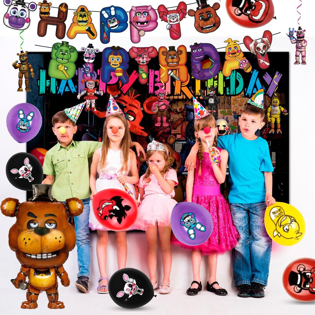 Bear theme birthday decorations, balloon banner birthday party decoration sets and more