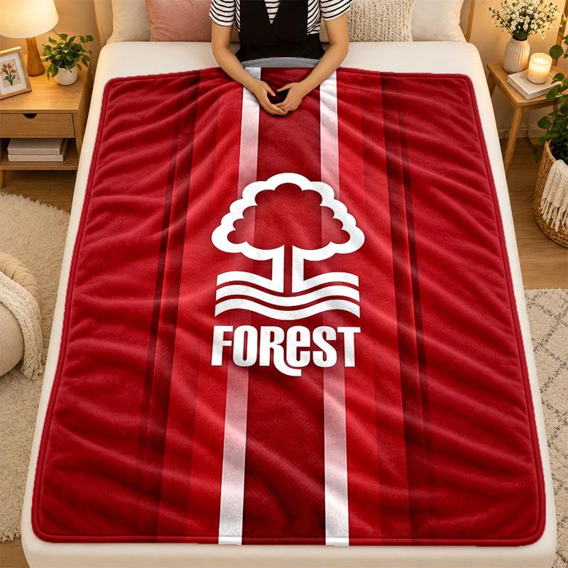 Flannel BlanketNottingham Forest Warm Soft Throw Blanket for Indoor Sofa Bed Living Room Use