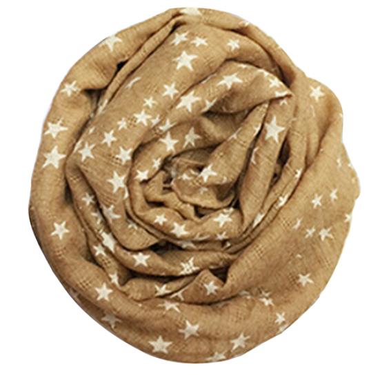 Dívčí Dětská Hvězda Pentagram Teplý Šátek Podzim Zima Dárek Zábaly Stole Měkká šála