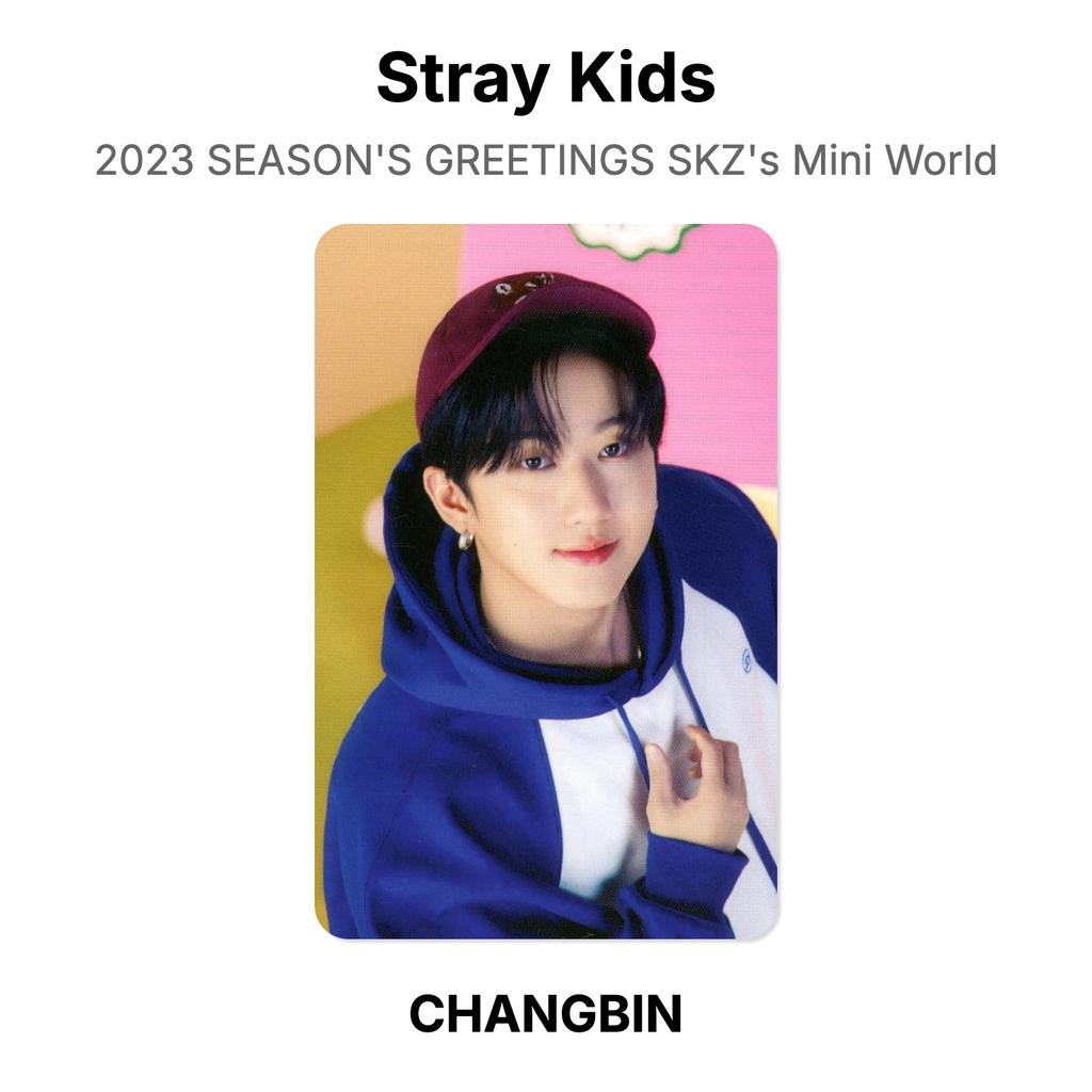 Stray Kids 2023 SEASON'S GREETINGS SKZ's Mini World Official Photocard