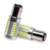 KATUR 4Pcs 1157 BAY15D 5630 33-SMD White 900 Lumens 8000K