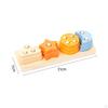 Learning Color Shape Block, Sorter and Stacker, Wooden Sorting Stacking Toy