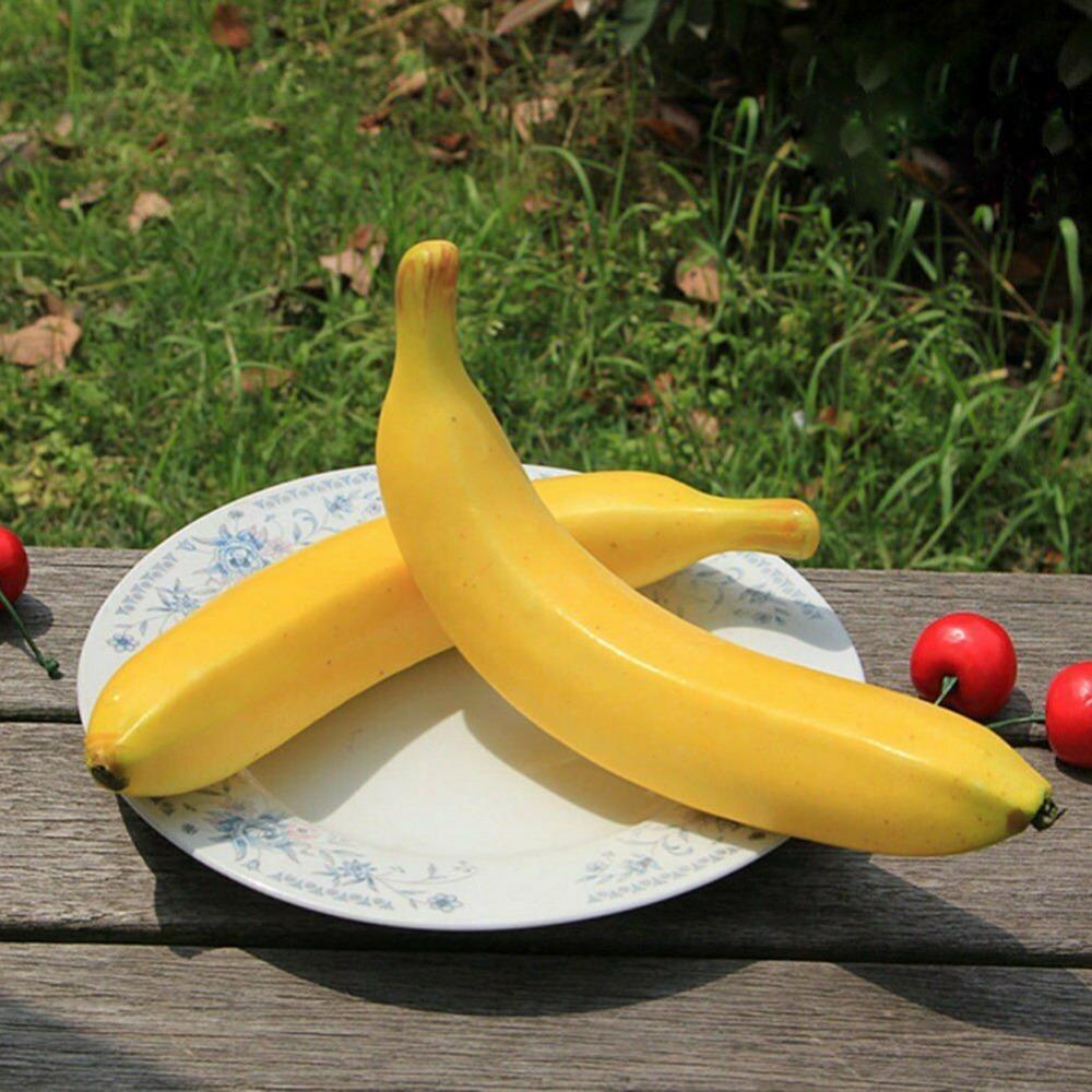 Funny Practical Ornament Fruit Model Artificial Banana Party Shooting Props Simulation Fruit