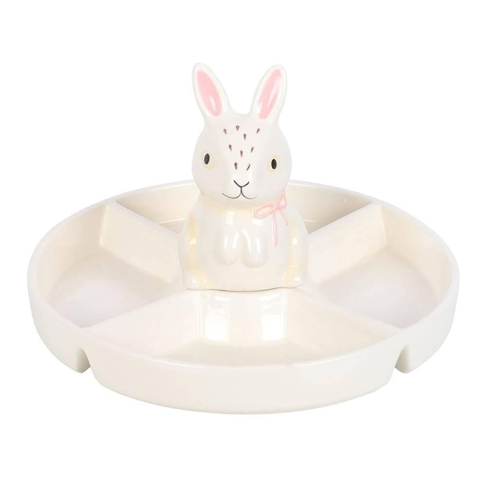 Something Different Chip & Dip Bunny Snack Dish
