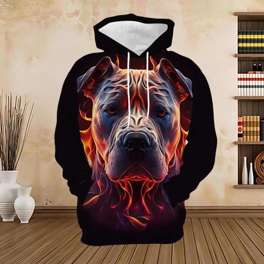 

Spring Autumn German Shepherd Men Hoodies 3D Graphic Love Dogs Animals Printed Sweatshirts Pullovers Harajuku Streetwear 160