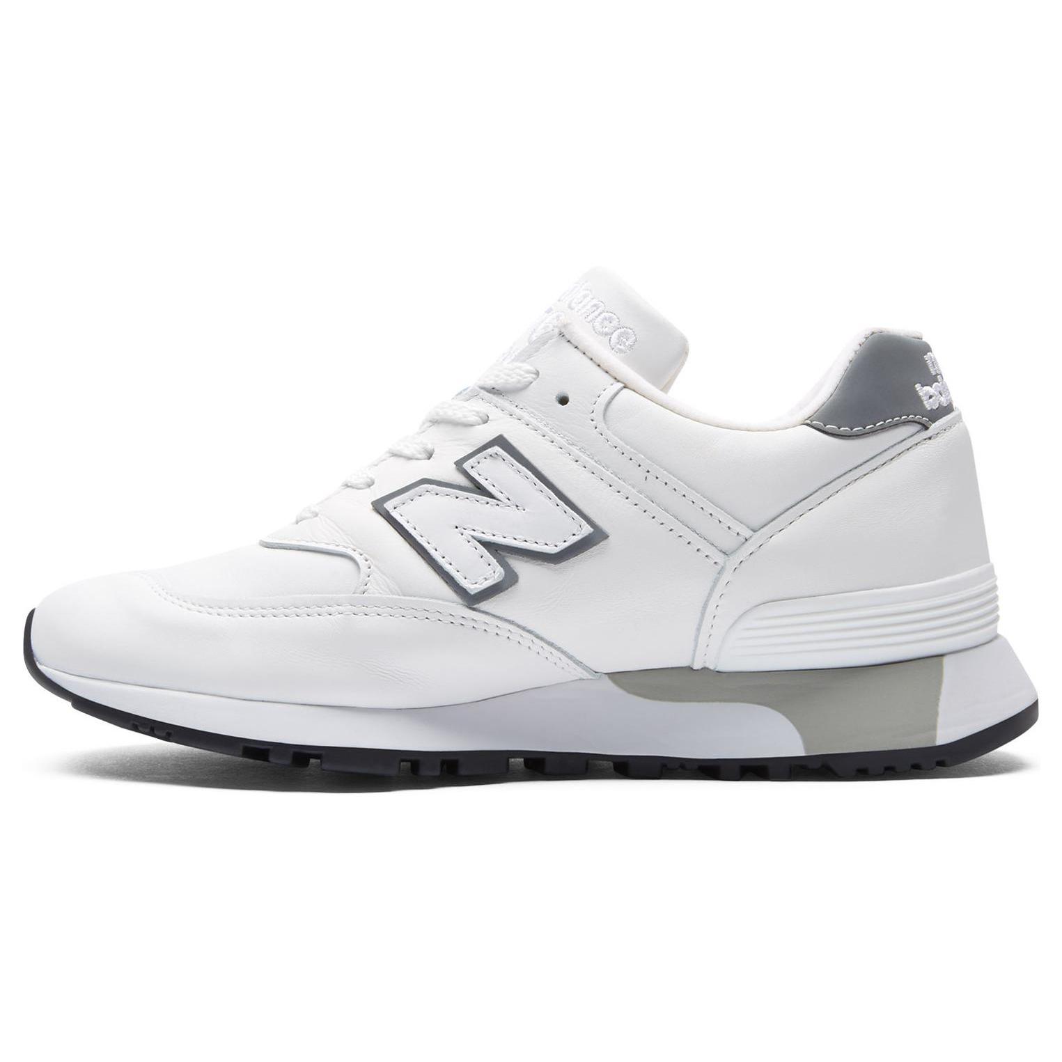 

New Balance NB 576 Leather Abrasion Resistant Breathable Low top Casual Running Shoes Women s White Gray W576WWL 36