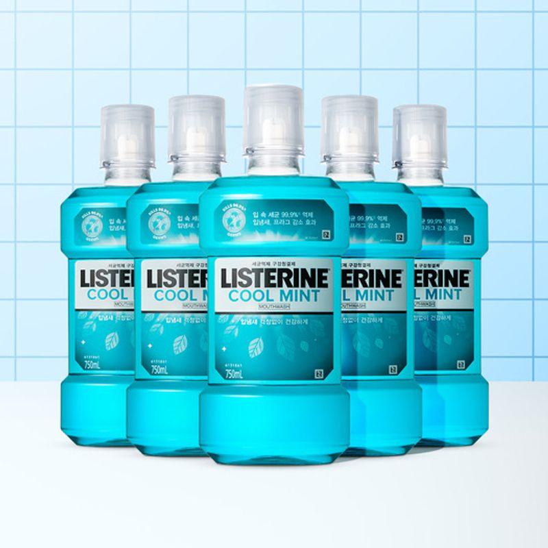 LISTERINE Cool Mint 750mlx5 Listerine Cool Mint 750mlx5
