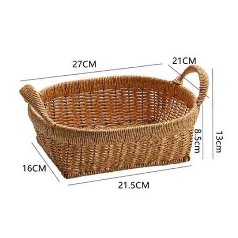 Homeglen Japanese-Style Rattan Snack Basket