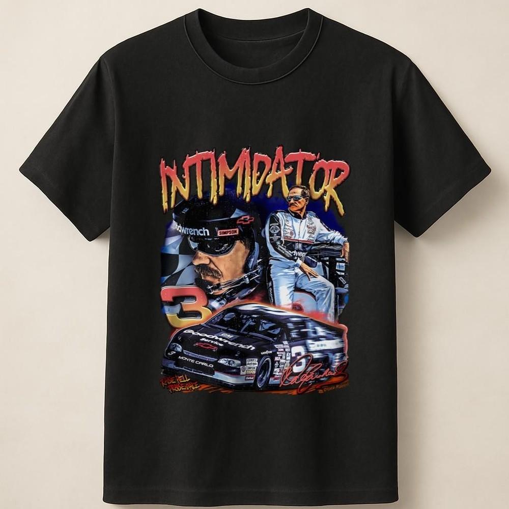 Dale Earnhardt Bold Racing Portrait And Classic Car Design Unisex T Shirt Unisex T-Shirt XXXXL