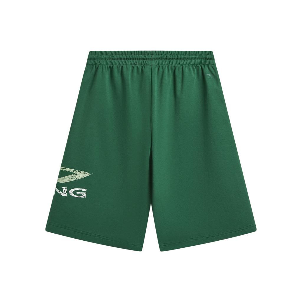 Li Ning Sports Lifestyle Series Quick-Dry Cool Antibacterial Logo Casual Shorts Men shorts AKSW233-5
