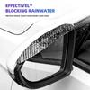 CSC1 2pcs Car Rearview Mirror Rain Eyebrow Rain Shield Shade Protector Cover For Mercedes benz A B R G Class GLK GLA w204 W251 W463