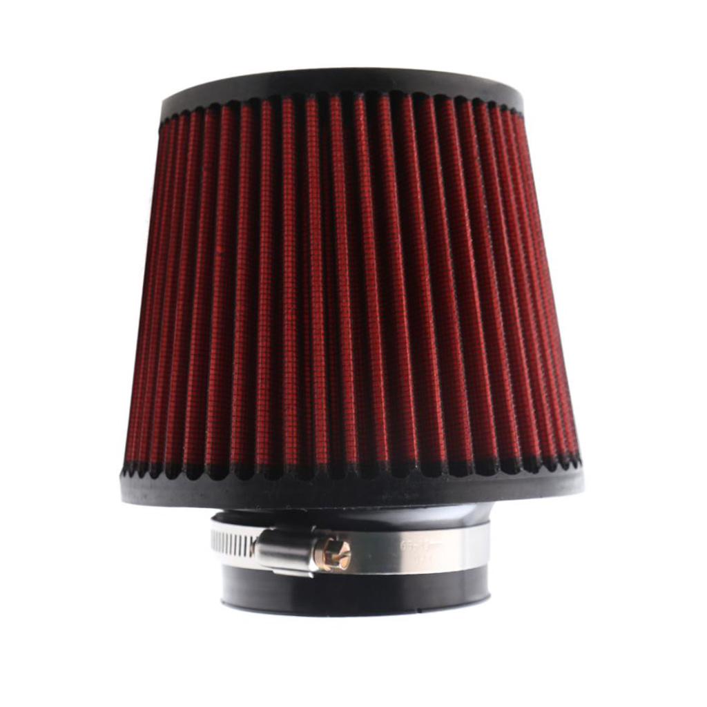 Buy Universal 76mm 3inch Neck Inverted Dual Cone Intake High Flow Air