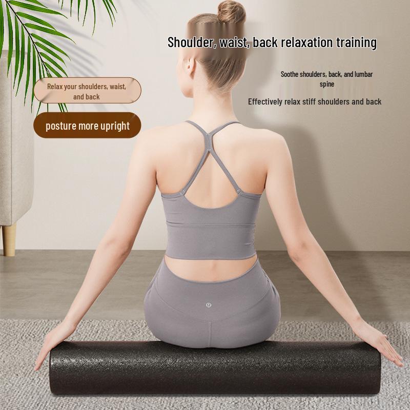 Smooth Foam Roller: Yoga Column for Muscle Relaxation, Leg Slimming, and Back Stretching