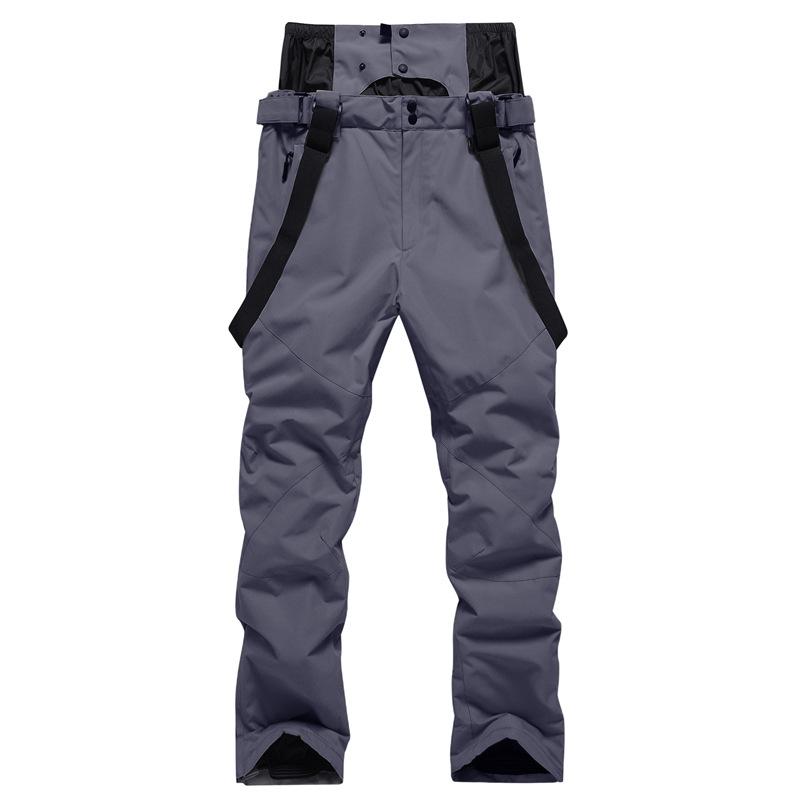 Youth Snowboard Double-layer Waterproof Windproof Warm Ski Pants