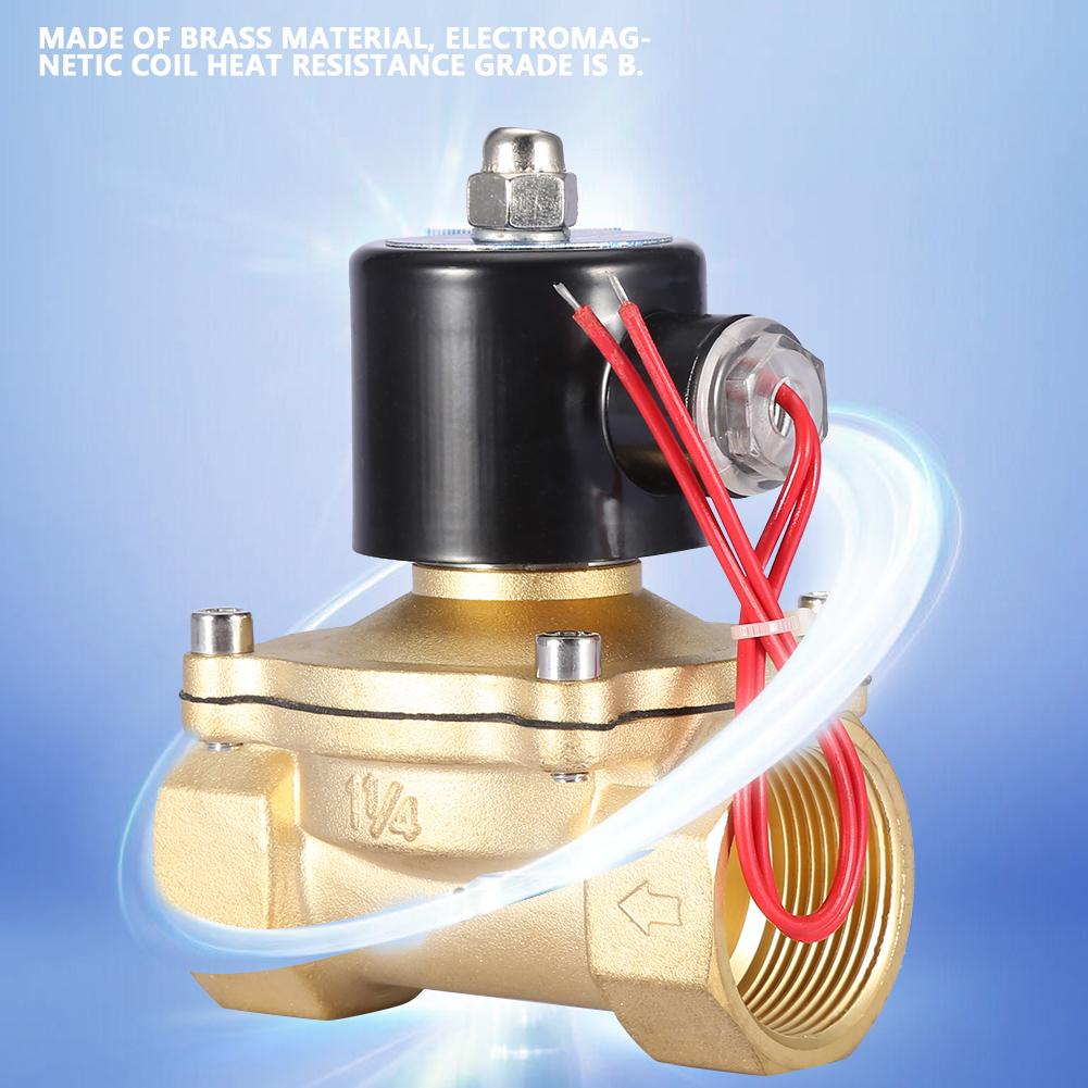 DN32 Normalmente Chiuso 2 Posizioni 2 Vie Elettrovalvola Elettromagnetica AC 220V 114
