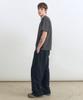 INSILENCE Damaged Tuck Sweatpants Black