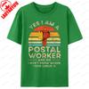 Postal Worker Mailbox Graphic T Shirts Street Fashion Unisex Clothing Unisex Cotton Tee Funny Mail Delivery Postunisex Vintage Tops