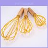 Silicone Handle Handheld Egg Beater With Logo For Baking Kitchen Use
