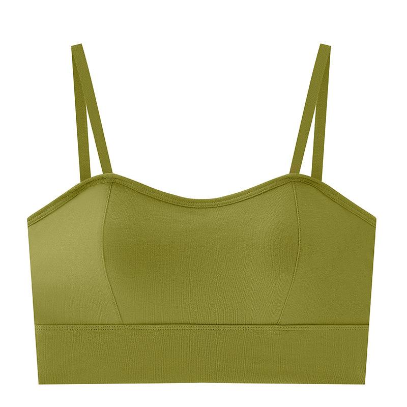 

Нижнее белье из чистого хлопка с фиксированными чашками для женщин, маленькая грудь, бюстгальтер с большой сборкой, интегрированный крестообразный слинг, маленький жилет, красивая задняя часть, облегающий грудь XL [recommended 120-70kg]