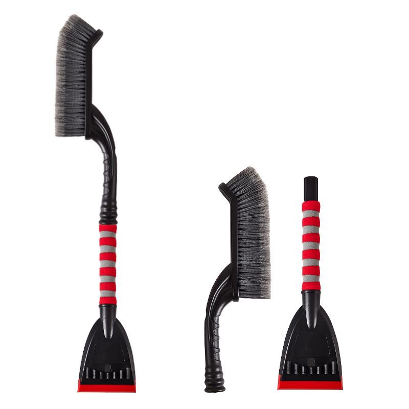 Perie de zăpadă 2-în-1 detașabilă și răzuitor de gheață pentru mașini