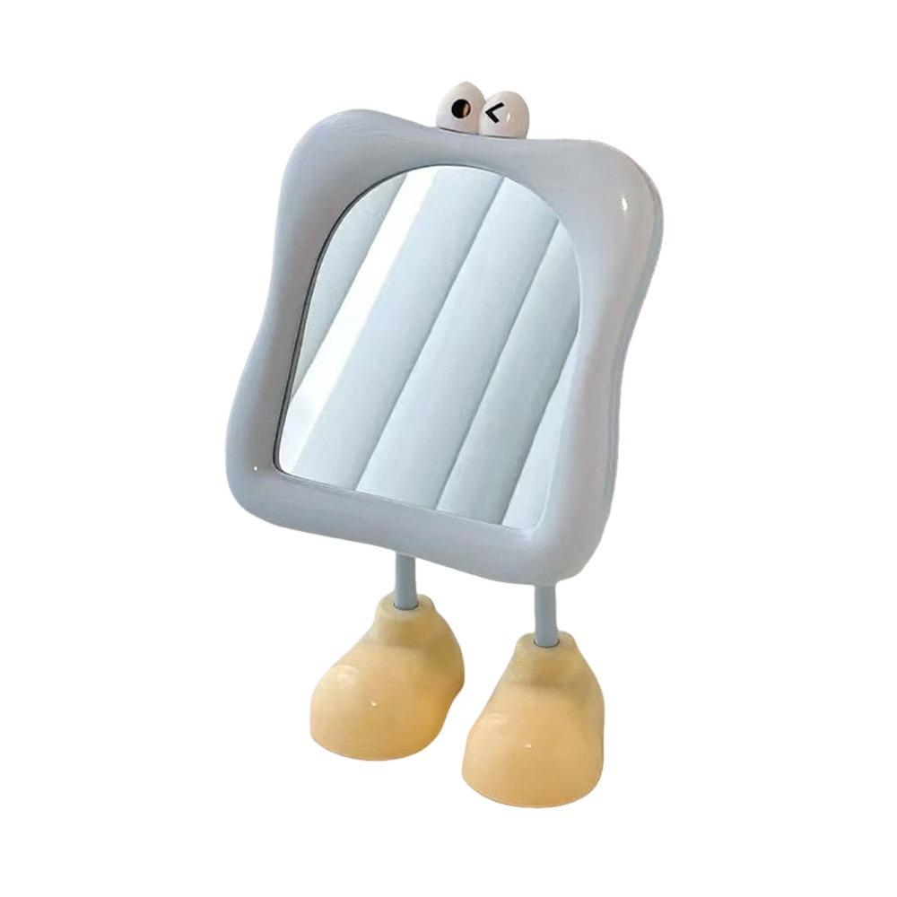 Portable Desktop Makeup Mirror High-definition Versatile Dressing Mirror Beauty Mirror синий