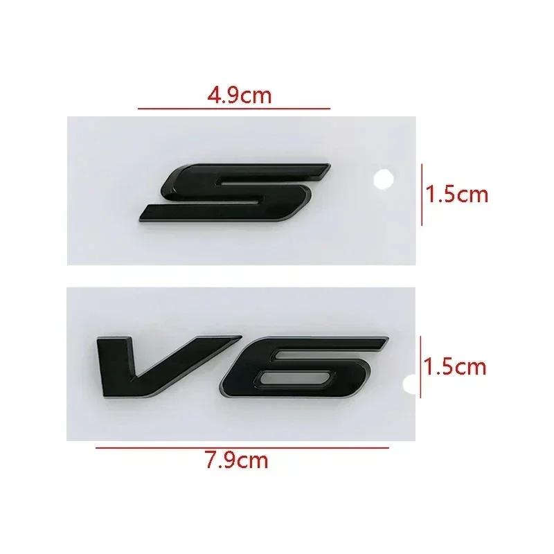 3D ABS Mondeo TITANIUM V6 S Písmena Auto Blatník Emblem Odznak Samolepka Samolepky pro příslušenství Mondeo