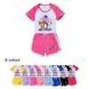 5232 Kids Girls POP Rumi Zoey Mira Print T-shirt Shorts Sport Tracksuit Clothes Set
