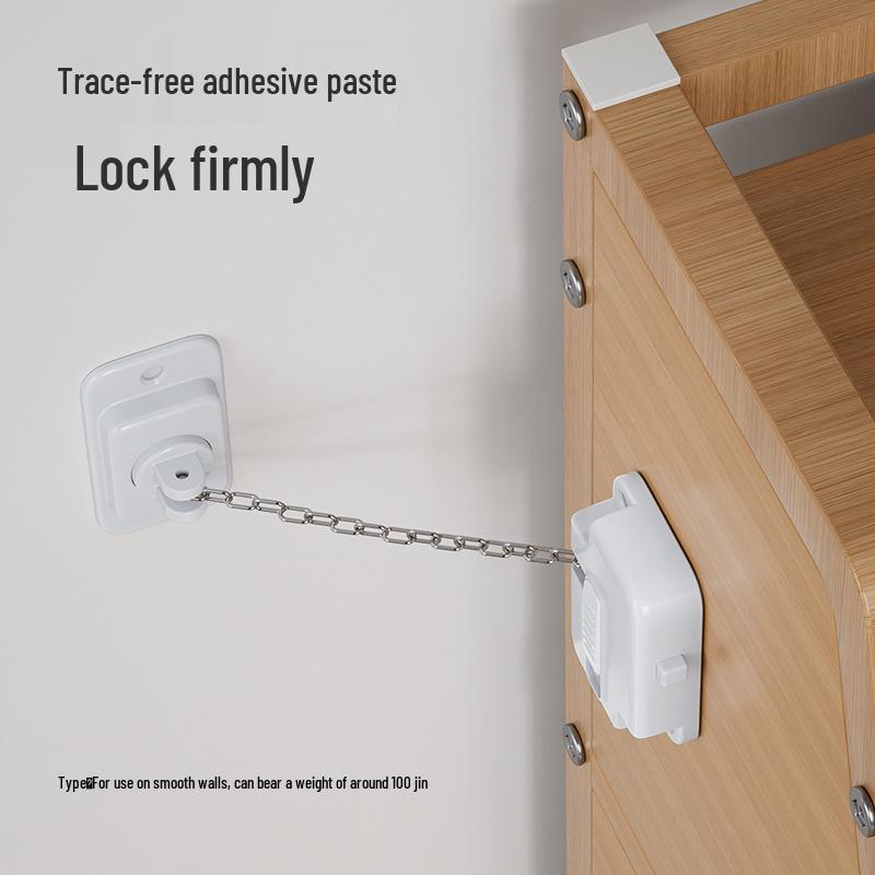 Adjustable Childproof Safety Lock - No-Drill Window & Fridge Protection