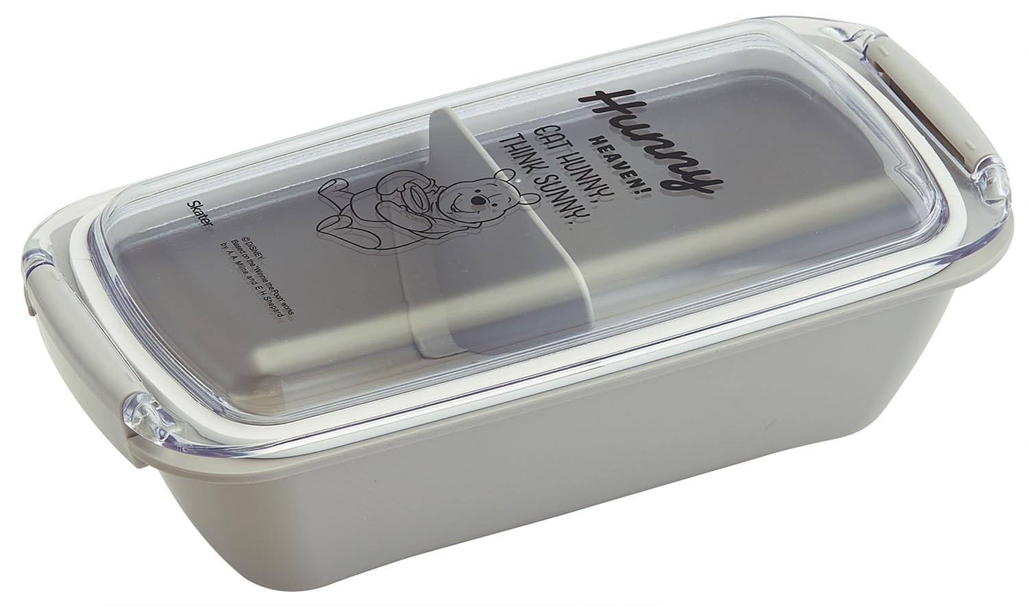 

Skater Biomass Bento Easy to 530ml Dishwasher and Microwave Made in Disney Winnie the Pooh Box, Clean, Capacity, Dome-Shaped Lid, Safe, Japan, Design,