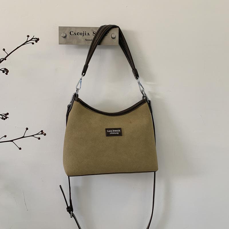 Retro Bag Women's Autumn and Winter 2025 New Versatile Casual Shoulder Messenger Bag Popular Bucket Bag This Year