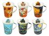 Set van 6 Bekers in Doos Van Gogh Complete Set voor Koffie Thee Cadeau 12St