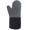 Long Cotton Waterproof Heat Resistant Non-Slip Silicone Kitchen Gloves for Baking, Barbecue and Cooking, Oven Mitt for Bbq