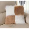 Nordic Minimalist Faux Wool Plush Throw Pillow Cover