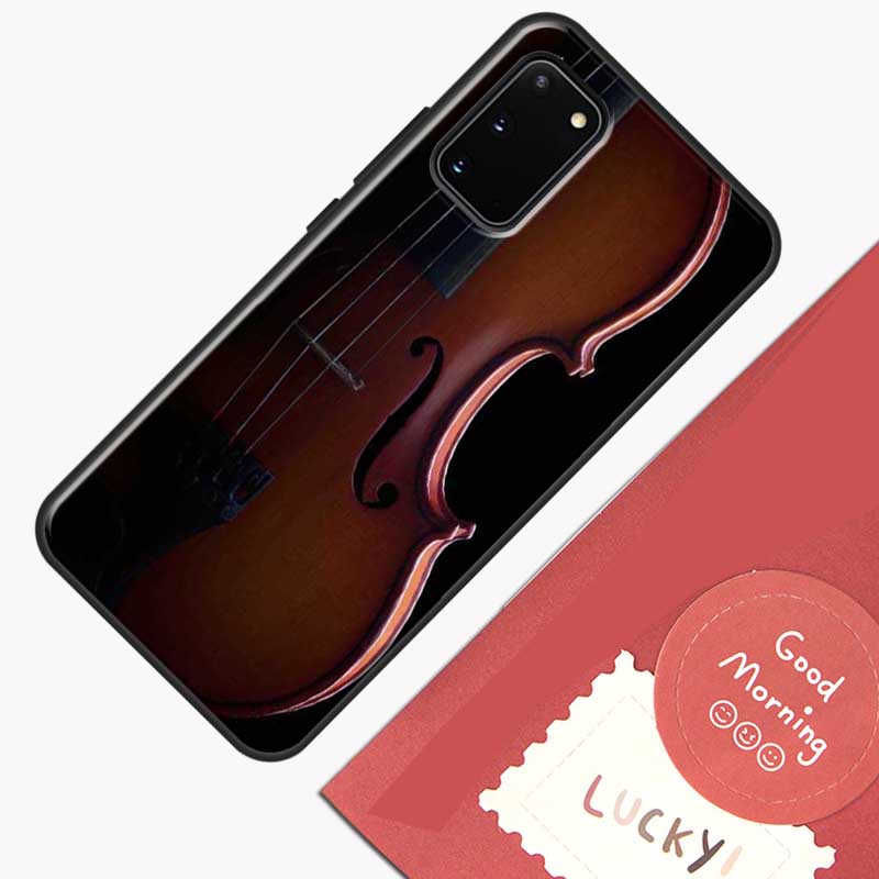 Elegant Violins Bow Sheet Music Phone Case For Samsung Galaxy S23 S26 Ultra S20 S21 S22 S24 S25 Plus S10 S25 FE Cover Shell