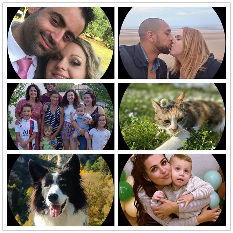 Multilingual 'I Love You' Projection Necklace with Cat's Eye Stone – Perfect Holiday Gift for Her