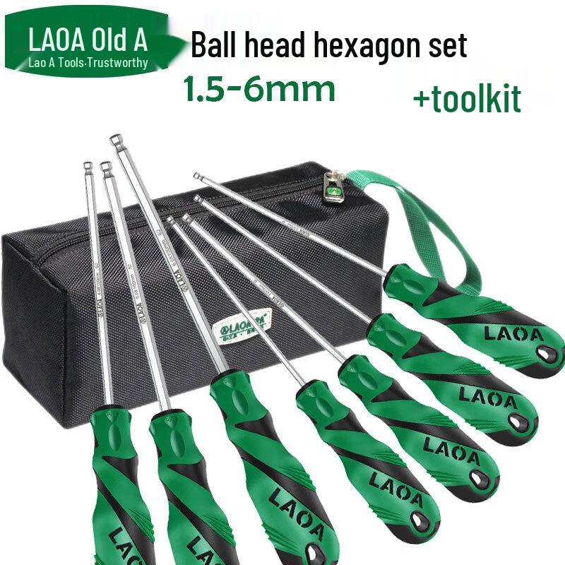 LAOA Ball End Hex Key Screwdriver Set