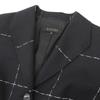 Escada 5014339 Wool Windowpane Jacket 38 blackUsed