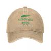 Berretto da Baseball Unisex Alitalia Mille Miglia in Denim Usurato Lavato Cappello Classico per Attività all'Aperto Vestibilità Regolabile Cappello Snapback