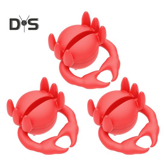 

3 шт. держатель для срезки растений, опора для растений, многоразовый компактный размер, креативные держатели для разведения растений в форме краба, украшения 3pcs